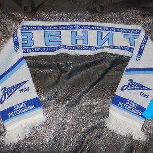 Zenit St. Petersburg Scarf Soccer Club never worn in great condition